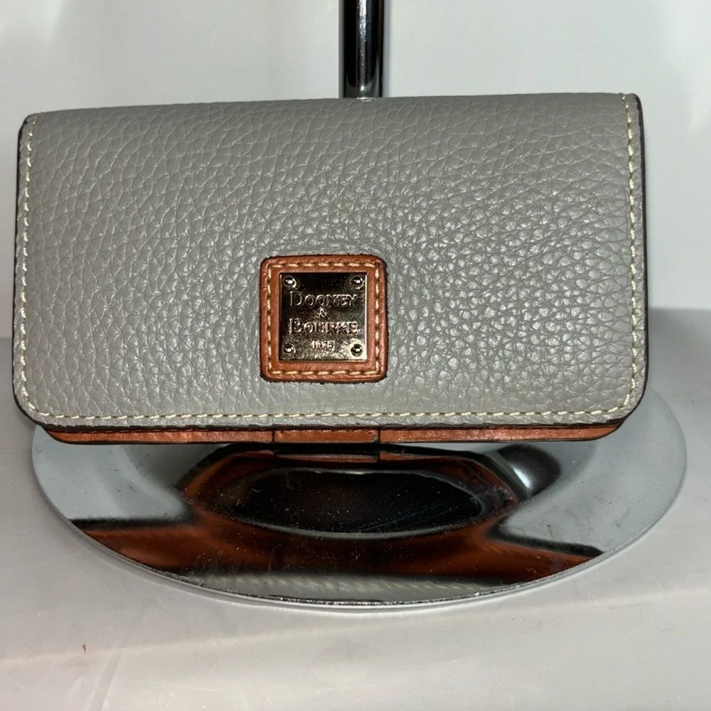 Dooney & Bourke Pebble Leather Phone & CC Case